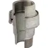 Image de Atusa, Raccord de tuyau + connecteur de tuyau, Deutschland GmbH Raccord en fonte malléable n° 341 galvanisé, I/A, avec joint conique 11/2 (Raccord à vis pour tuyau)