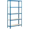 Image de SimonRack, Étagères de stockage, Simon Rack Étagère pour charges lourdes KIT SIMONCLICK PLUS 5/400 442100024201045 bleu, blanc 100,0