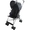 Image de Asalvo, Poussette, - Pushchair Moving - Coal - Unfolded: 46 cm W x 74 cm L x 94 cm H Folded: 107 cm W x 22 cm L