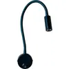 Image de Cristal Record, Applique + plafonnier, Classic led wall light, 3 w, 4000 k, 450 lm, black, 35 x 6.3 cm (450 lm)