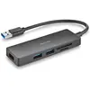 Image de NGS Ihub Reader (USB-A, 5 ports), Station d'accueil + hub USB, Noir