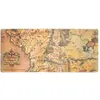 Image de NoName Lord Of The Rings - Middle Earth (XL), Tapis de souris, Beige, Jaune