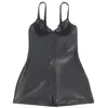 Image de Subblime, Femmes, Robe, - 957568 ROBE EN CUIR AVEC FERMETURE ÉCLAIR NOIR S/M, Noir, (M, S)