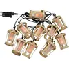 Image de Newgarden, Guirlande lumineuse, HIAMA LED x10, Guirlande lumineuse 5m, extérieur & intérieur avec effet de flamme IP44 (5 m)