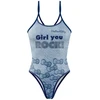 Image de Otso Maillot De Bain Hello Kitty Denim