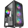Image de Mars Gaming Boitier Moyen Tour E-Atx Mc-Kx RGB Avec Panneau Vitré (Noir) (ATX, E-ATX, mATX, Mini-ITX), Boîtier PC, Noir