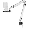 Image de Mars Gaming Microphone Mmic-Xt RGB Avec Bras De Montage (Blanc), Microphone