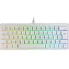 Image de Mars Gaming Clavier Gamer mécanique (Blue Switch) MKMiniPro TKL RGB (Blanc) (Français, Filaire), Clavier, Blanc