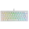 Image de Mars Gaming Clavier Gamer Mécanique (Yellow Silent) Mkminipro RGB (Blanc) (FR, Filaire), Clavier, Blanc