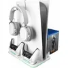 Image de Mars Gaming Support Multifonction Mps5-B2 RGB Pour Ps5 (Blanc) (Filaire), Casque gaming, Blanc
