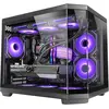 Image de Mars Gaming Boitier Mini Tour Micro Atx Mc-3tcorem Avec Panneaux Vitrés (Noir) (mATX, Mini-ITX), Boîtier PC, Noir