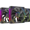 Image de Mars Gaming Mf-Linkfinitykit2r (120 mm, 3x), Ventilateur PC, Noir