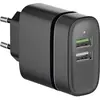 Image de Nimo Câble Rj45 catégorie 5E Utp (2 M) (2 ports), Chargeur USB, Multicolore, Noir