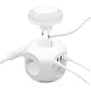 Image de Aisens, Multiprise, Regleta Enchufes 4 Tomas 1xusb-C 3xusb-A Luz Nocturna 1.8m Blanco (4x, CEE 7/3, 1.80 m)