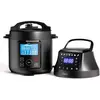 Image de Cloen Multifonction programmable : marmite et friteuse sans huile, 9 appareils en 1, 3 modes, Friteuse, Noir