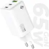 Image de Subblim SUBCHG-6G6530 (65 W, 3 ports), Chargeur USB, Blanc
