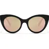 Image de Hawkers, Hommes, Lunettes de soleil, Herrensonnenbrille Divine Rosa Gold Schwarz (Ø 50 mm)