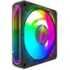 Image de CoolBox Infinity Pro ARGB (120 mm, 4x), Ventilateur PC, Multicolore, Noir