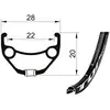 Image de Remerx Jante Topdisc Mtb 27.5''-650C 32H