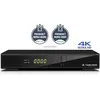 Image de AB Com AB Cryptobox 800 Récepteur satellite numérique et lecteur multimédia 2 en 1 UHD/AB CR800UHD 4K - (DVB-S2X), Récepteur TV, Noir