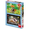 Image de Dino 2 Puzzles - Little Mole's Day (48 pièces)