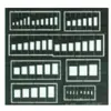 Image de Eduard Rectangles Pochoir de gravure
