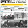 Image de Eduard B-17G antiglare panels(BO&DL production) for Airfix