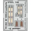 Image de Eduard Bf 109G-6 seatbelts STEEL f.Tamiya