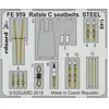 Image de Eduard Rafale C seatbelts STEEL for Revell