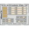 Image de Eduard He 219 seatbelts STEEL pour Revell