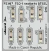 Image de Eduard TBD-1 seatbelts STEEL f.Great WAll Hobby
