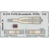 Image de Eduard P-47D-20 seatbelts STEEL pour Trumpeter