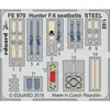 Image de Eduard Hunter F.6 seatbelts STEEL pour Airfix