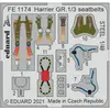 Image de Eduard Harrier GR.1/3 seatbelts STEEL 1/48 for KINETIC