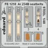 Image de Eduard Ar 234B seatbelts STEEL 1/48 HASEGAWA/HOBBY 2000