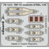 Image de Eduard TBF-1C seatbelts STEEL, pour ACADEMY