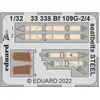 Image de Eduard Bf 109G-2/4 seatbelts STEEL for REVELL