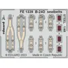 Image de Eduard B-24D seatbelts STEEL 1/48 REVELL