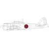 Image de Eduard A6M2 Modèle 21 national insignia 1/48