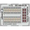Image de Eduard B-29 seatbelts STEEL 1/72 HOBBY 2000 / ACADEMY