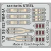 Image de Eduard PBM-5A seatbelts STEEL 1/72 ACADEMY