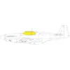 Image de Eduard P-51B/C framed canopy 1/48