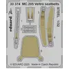 Image de Eduard MC.205 Veltro seatbelts STEEL ITALERI