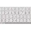 Image de Eduard French Numbers Large
