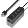 Image de Axagon HUE-S2BL (Micro USB, USB-A, 4 ports), Station d'accueil + hub USB, Noir