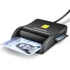 Image de Axagon CRE-SM3SD USB Smart Card & SD/microSD/SIM Card FlatReader (USB 2.0), Lecteur de carte mémoire, Noir