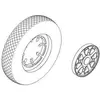 Image de CMK Roues F4U Corsair avec disques plats et