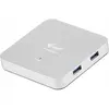 Image de i-tec U3HUBMETAL4 (USB-A, 4 ports), Station d’accueil + hub USB, Argent