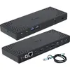 Image de i-tec Cadua4kdockpdl2 (USB-C, 12 ports), Station d’accueil + hub USB, Noir