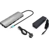 Image de i-tec USB-C Metal Nano Dock 2x HDMI 1x GLAN 2x USB 3.2 2x USB 2.0 1x USB-C 3.2 Gen.1 Data 1x USB-C 1 (USB-C, 11 ports), Station d’accueil + hub USB, Gris